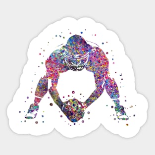 Rugby player Sticker